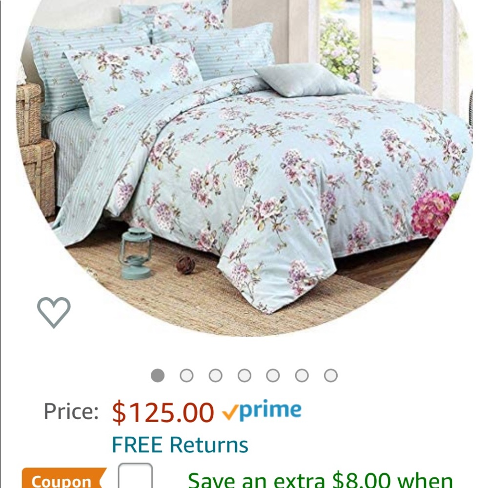 Complete Fadfay twin bed set.